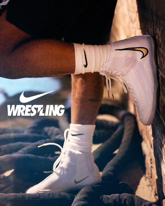 Nike Wrestling shoes Inflict 4 – White/Gold