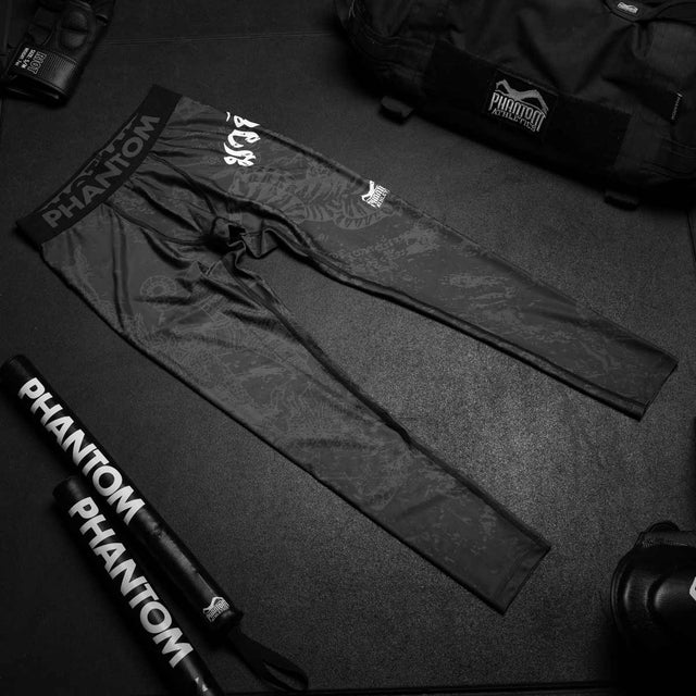Phantom Athletics Compression Shorts Muay Thai – Black/Grey