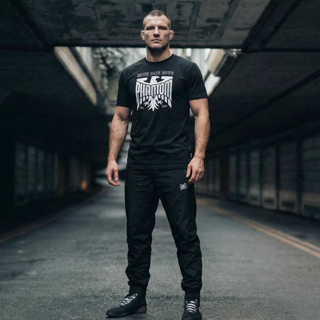 Phantom Athletics T-Shirt Germany Never Back Down – Black