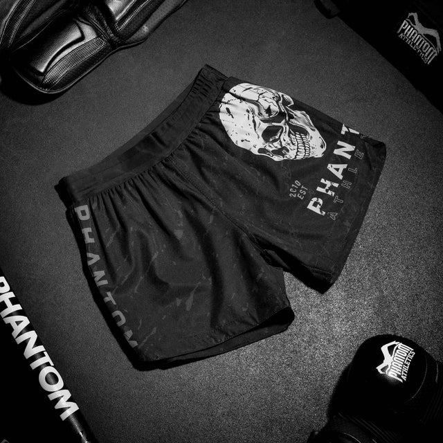 Phantom Athletics MMA Shorts Fusion Skull – Black