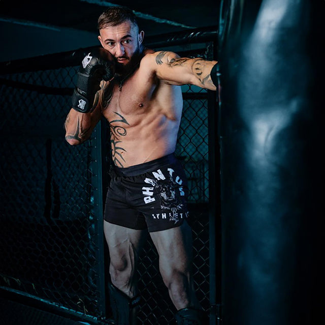 Phantom Athletics MMA Shorts Fusion Dobermann – Black