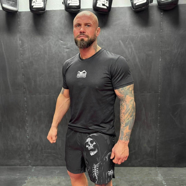 Phantom Athletics MMA Shorts Fusion-R The Hollow – Black/Grey