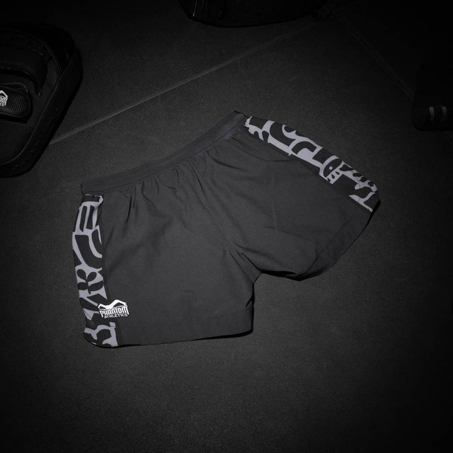 Phantom Athletics MMA Shorts Fusion-R Groundgame – Black/Grey