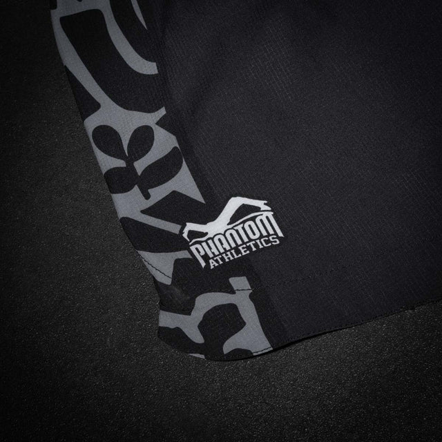 Phantom Athletics MMA Shorts Fusion-R Groundgame – Black/Grey