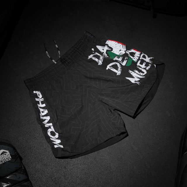 Phantom Athletics MMA Shorts Fusion Mexico – Black/Grey