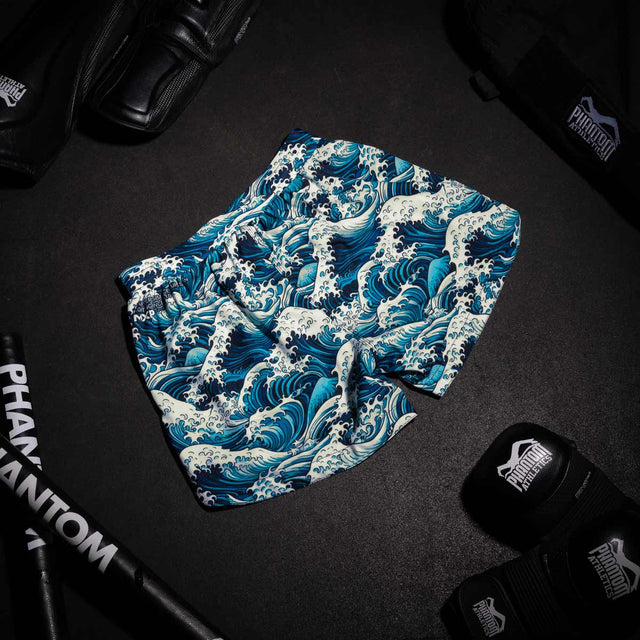 Phantom Athletics MMA Shorts Fusion Tsunami – Blue