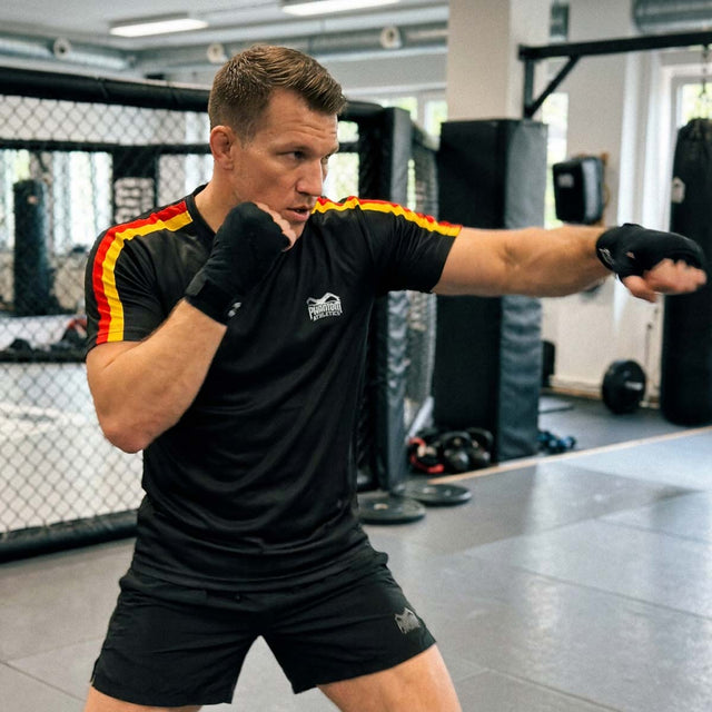 Phantom Athletics T-Shirt EVO+ Germany – Black/Red/Gold