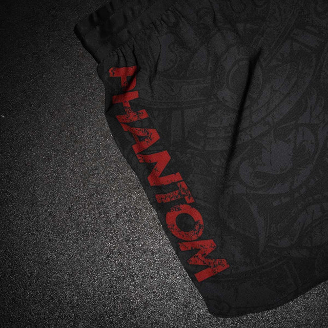 Phantom Athletics MMA Shorts Fusion-R Samurai – Black/Red