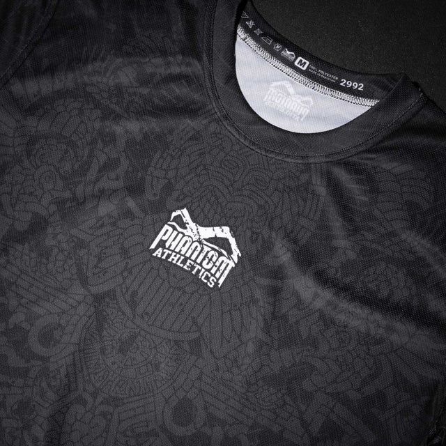 Phantom Athletics T-Shirt EVO Aztec - Zwart/Grijs