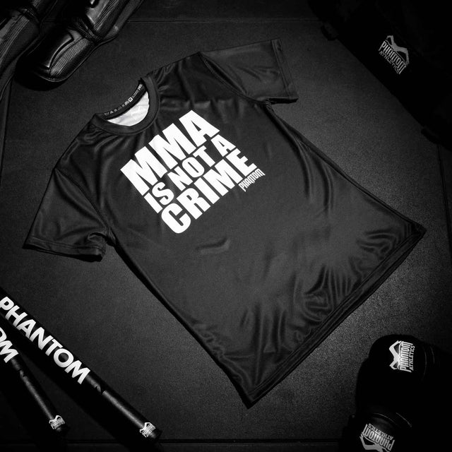Phantom Athletics T-Shirt EVO MMA Is Not A Crime – Black