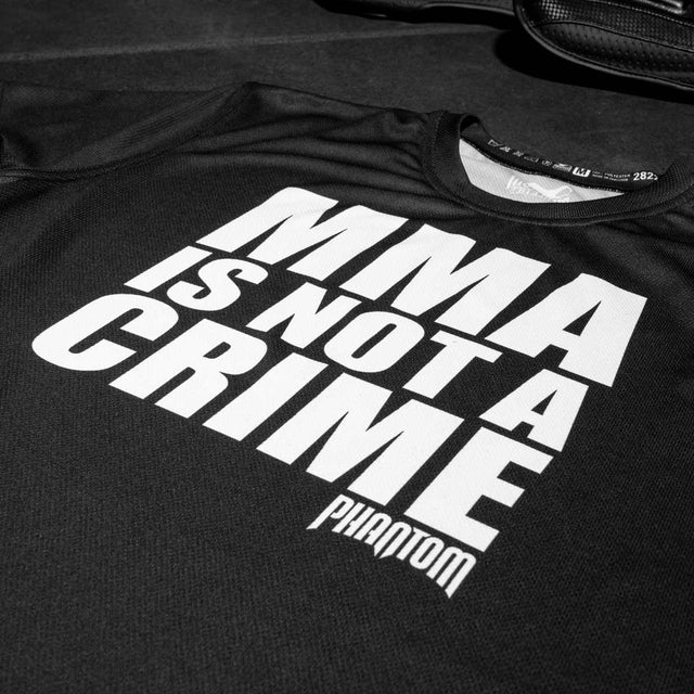 Phantom Athletics T-Shirt EVO MMA Is Not A Crime – Black