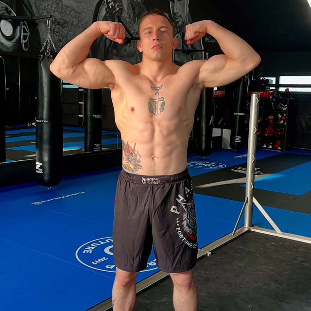 Phantom Athletics MMA Shorts EVO Tiger Unit – Black/Tiger