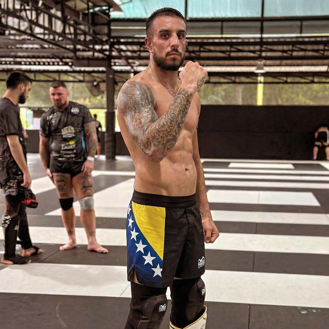 Phantom Athletics MMA Shorts Fusion-R Team Bosnia – Red/White/Blue