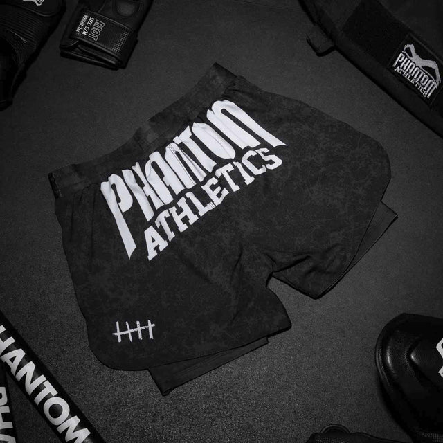 Phantom Athletics MMA Shorts Fusion 2in1 - Black