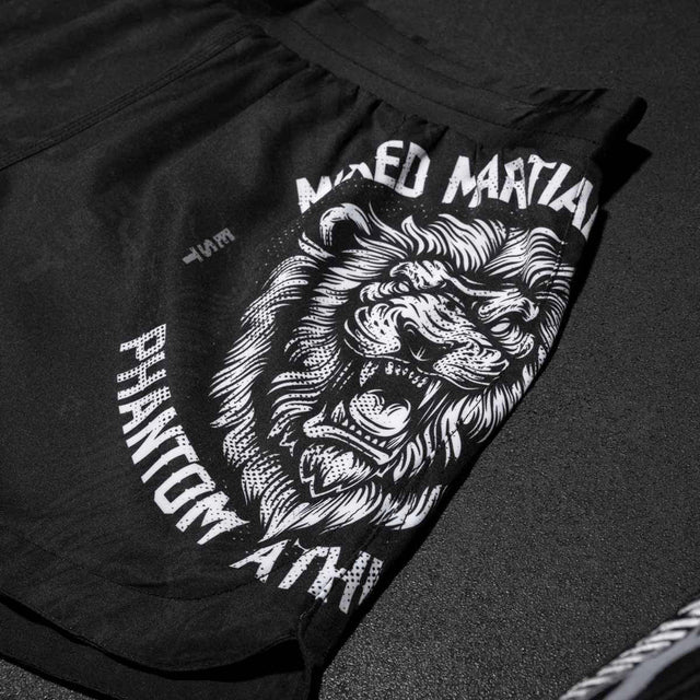 Phantom Athletics MMA Shorts Fusion Lionheart – Black