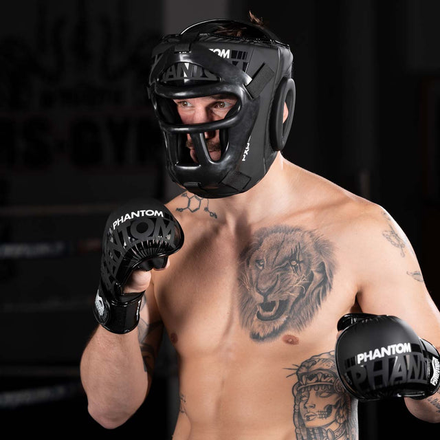 Phantom Athletics Hoofdbeschermer Apex Cage - Zwart