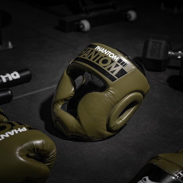 Phantom Athletics Head Guard Apex Full Face – Green