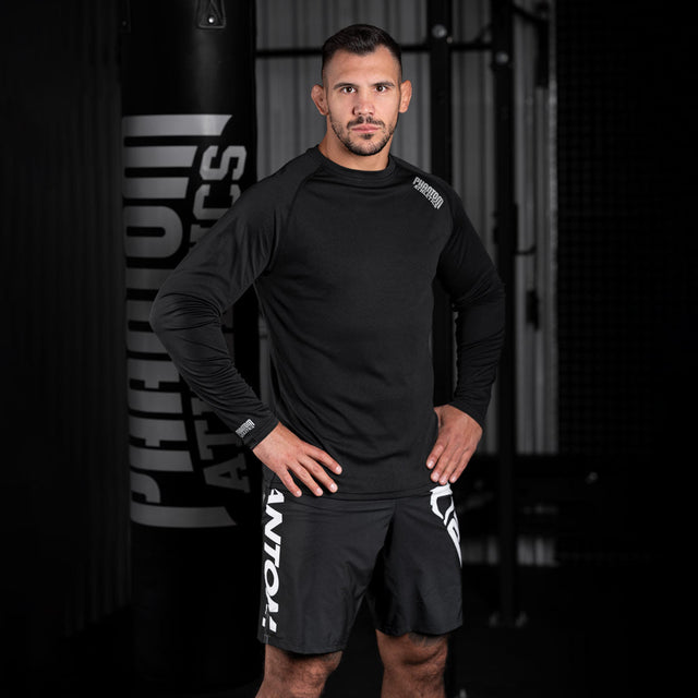 Phantom Athletics Trainingsshirt Tactic Lange Mouwen - Zwart