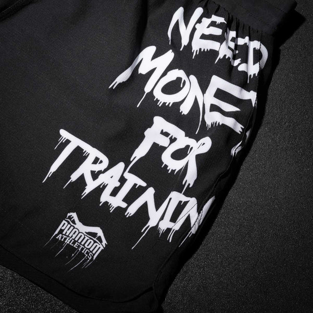 Phantom Athletics MMA Shorts Fusion-R Need Money For Training – Black
