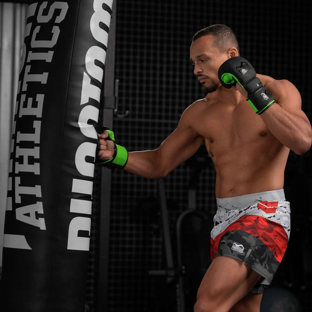 Phantom Athletics MMA Gloves Galaxy – Black/Neon Green