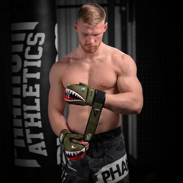 Phantom Athletics MMA Sparring Gloves Fight Squad – Olive Green