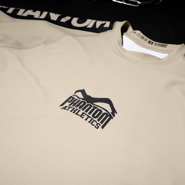Phantom Athletics Rashguard EVO Apex Short Sleeves - Sand