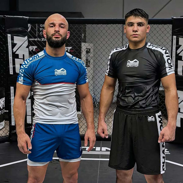 Phantom Athletics Rashguard EVO Apex Short Sleeves – Blue