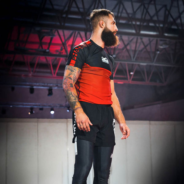 Phantom Athletics Rashguard EVO Apex Short Sleeves - Red