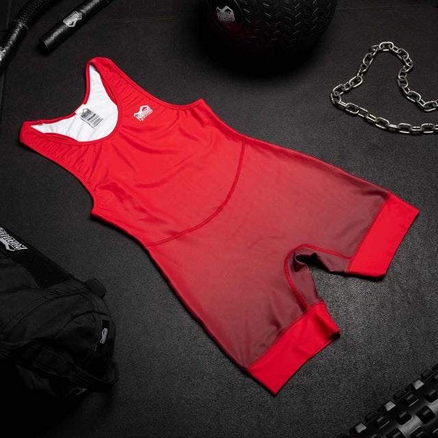 Singlet do zapasów Phantom Athletics Apex – Czerwony