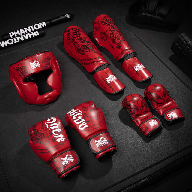 Phantom Athletics Scheenbeschermers Muay Thai - Rood