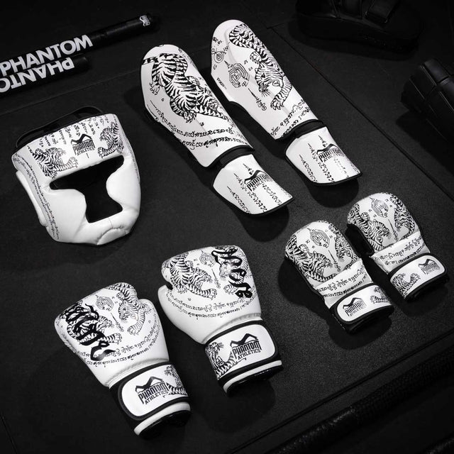 Phantom Athletics Scheenbeschermers Muay Thai - Wit