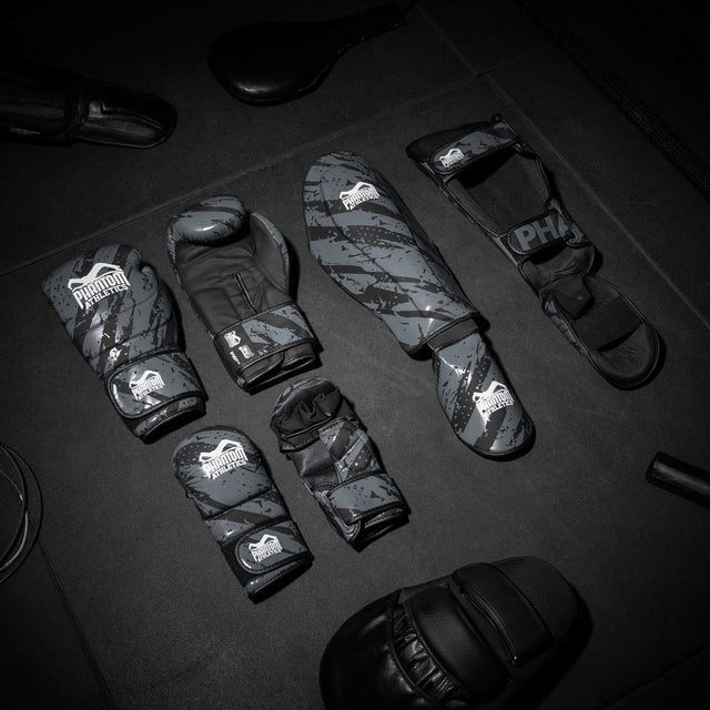 Phantom Athletics Shin guards Camo Tiger – Grey