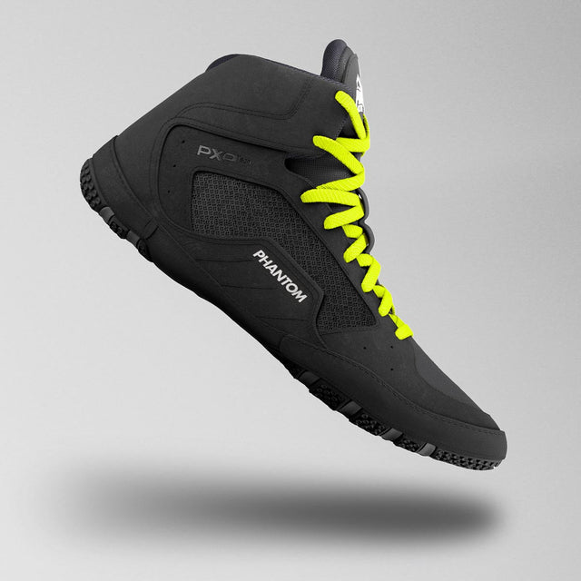 Phantom Athletics Tactic Wrestling shoes – Black/Neon Yellow