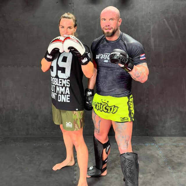 Espinilleras Phantom Athletics Muay Thai – Negro