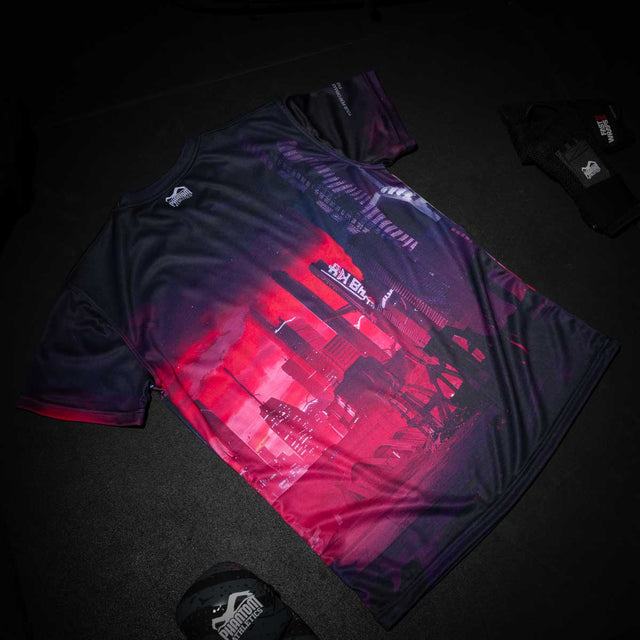 Phantom Athletics T-Shirt EVO Cyber-X – Purple/Blue
