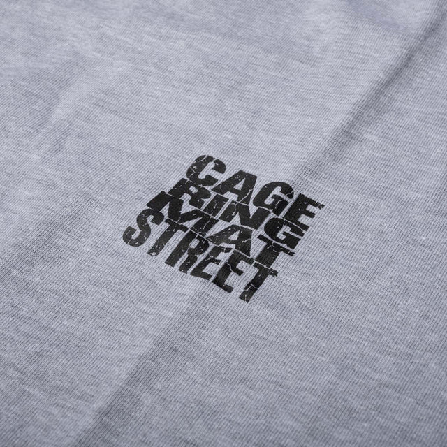 Phantom Athletics T-Shirt Cage Ring Mat Street – Grey