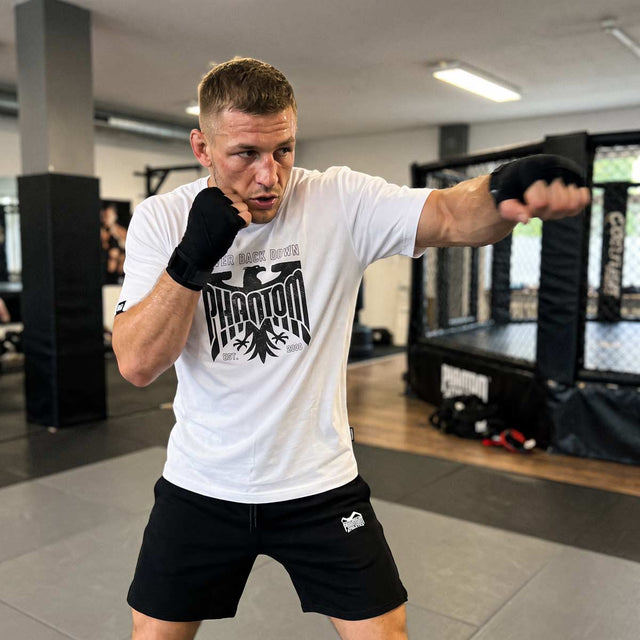 Phantom Athletics T-Shirt Germany Never Back Down – White