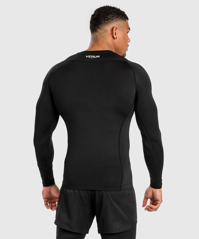Venum Rashguard Attack Long Sleeves - Black/Gray