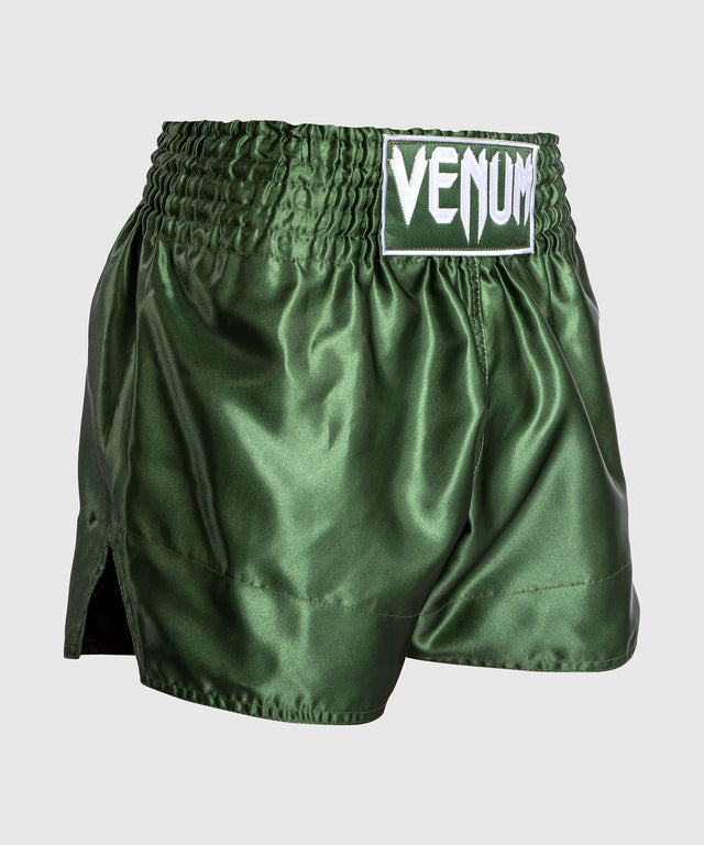 Muay Thai trenky Venum Classic 2.0 – Zelené/Bílé