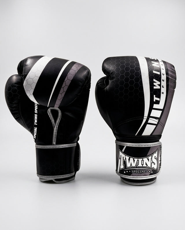 Twins Boxing Gloves BGVL15 - Black/Grey/White