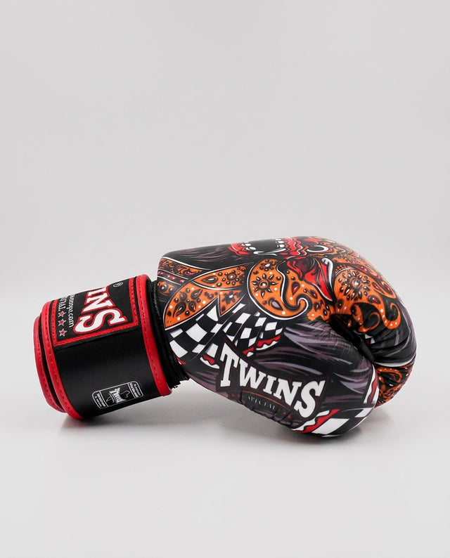 Twins Boksehandsker FBGVL3 Barong - Sort/Rød/Orange