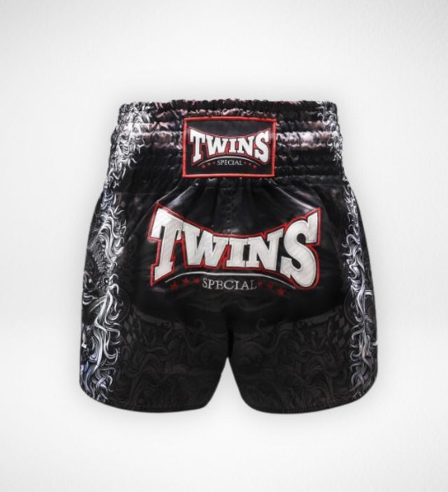 Twins Muay Thai Shorts TTBL Rangda - Black/Gray