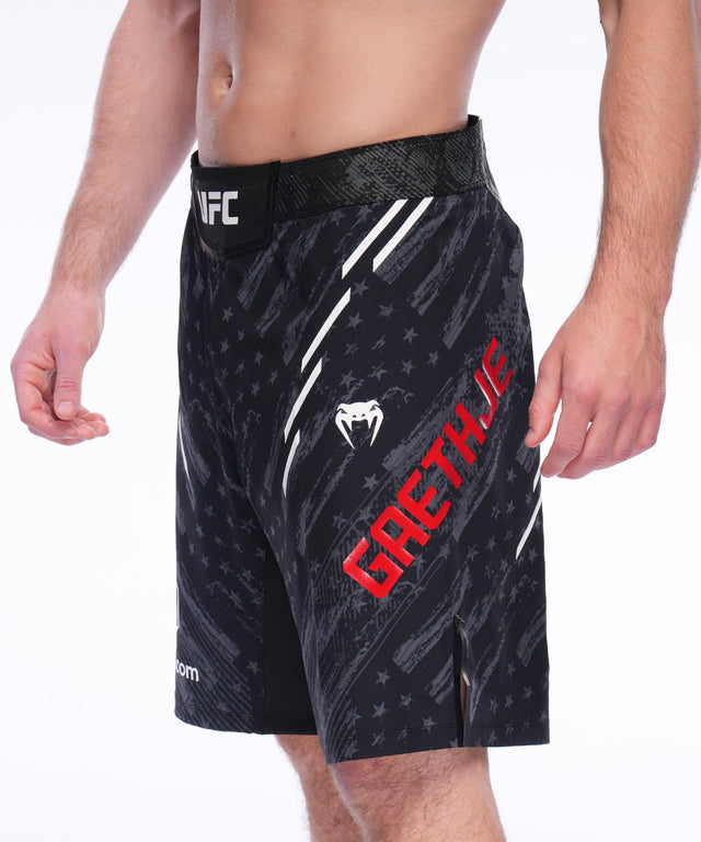 Spodenki MMA Venum UFC Unrivaled Justin Gaethje – Czarne