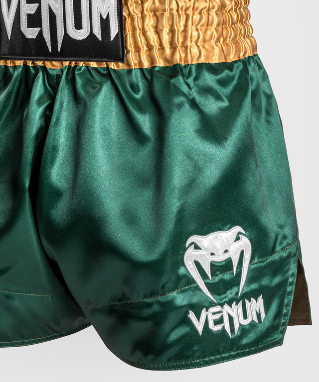 Venum Kickboxningsshorts Classic 2.0 – Grön/Guld/Vit