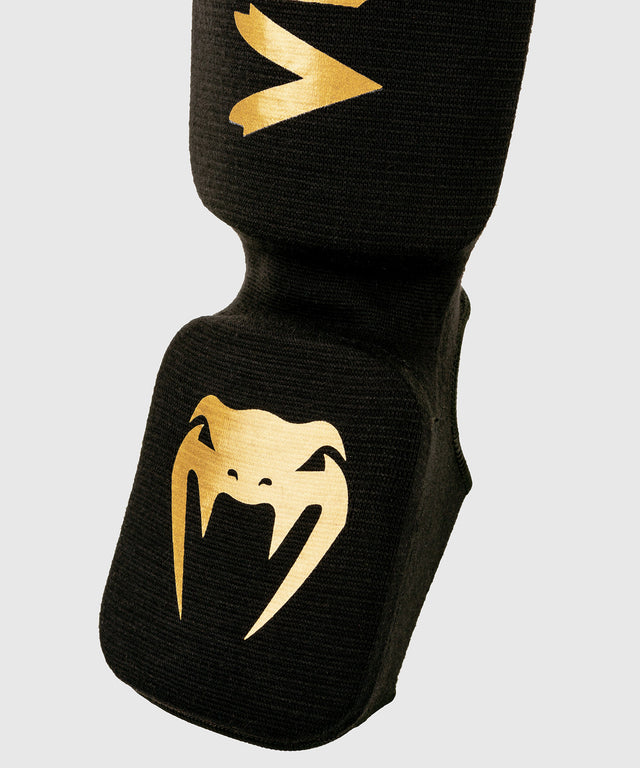 Venum Scheenbeschermers Kickboks Kontact - Zwart/Goud