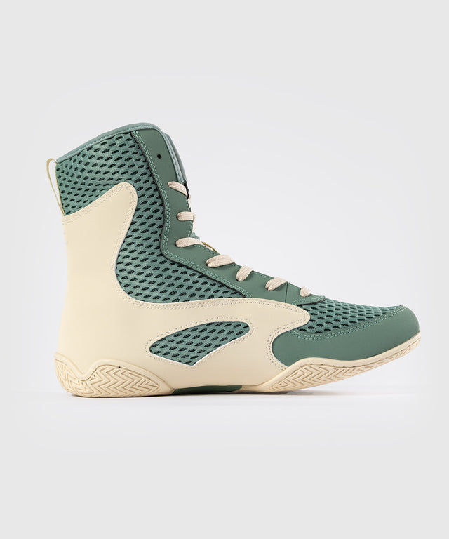 Venum Boxing Shoes Contender - Aqua Green/Off-White