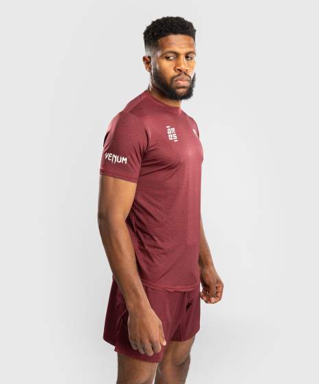 Venum x Ares Dry-Tech T-Shirt - Bordeaux Red