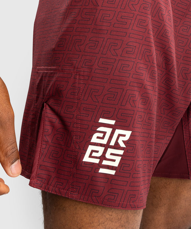 Venum x Ares MMA Shorts - Bordeaux Red