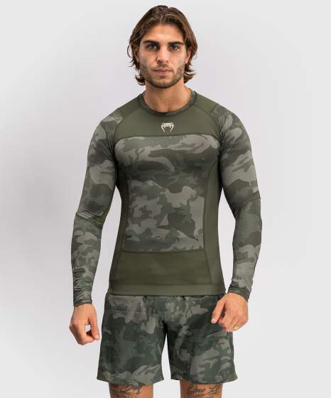 Venum Rashguard Long Sleeves G-Fit Air - Army Camo