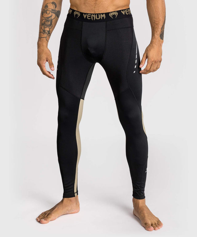 Venum Adrenaline Spats - Black/Sand